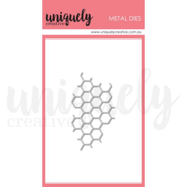 Uniquely Creative - Metal Die - Honeycomb Texture
