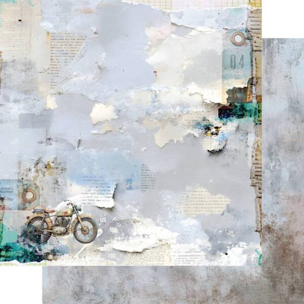 Uniquely Creative -12x12 Paper - Wings & Wheels - Open Roads
