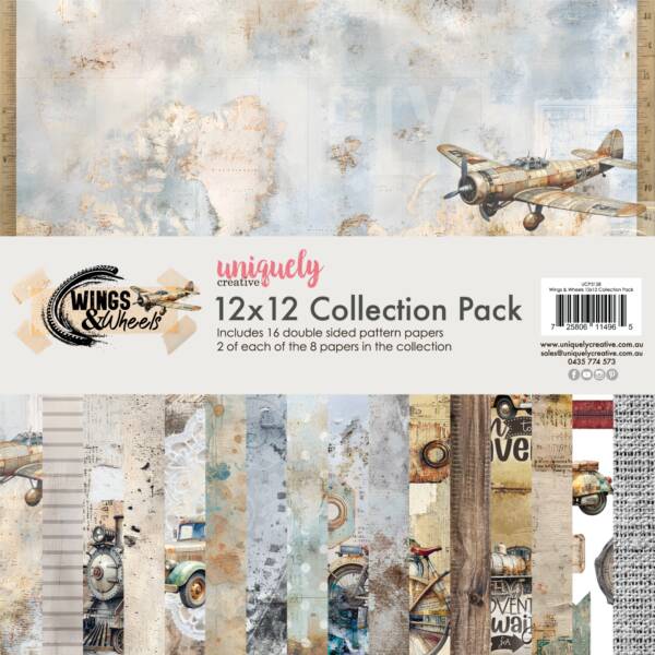 Uniquely Creative - 12x12 Collection Pack - Wings & Wheels