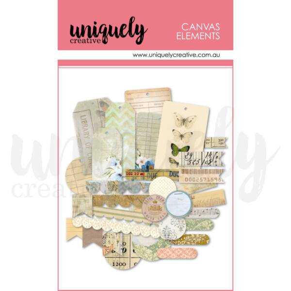 Uniquely Creative – Essential Ephemera - Vintage Canvas Elements