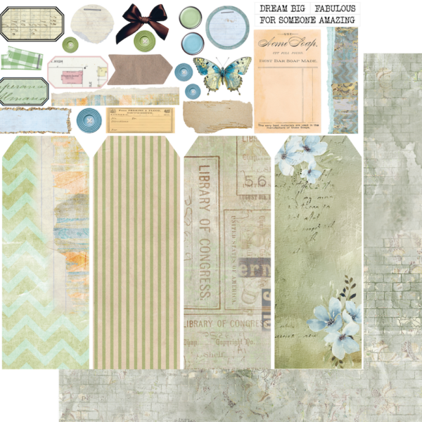 Uniquely Creative -12 x 12 Paper - Delighted Curiosities - Forgotten Treasures
